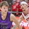 UCA's Layne Taylor drives against the Utah Utes