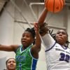 Sugar Bears Elizabeth Abiara puts up a shot against Florida Gulf Coast
