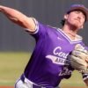 UCA Bears pitcher Perry Titwell on the mound against UAPB