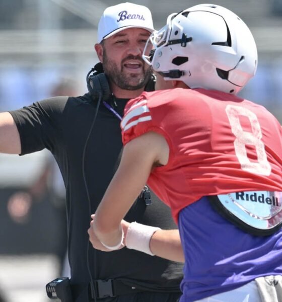 UCA coach Nathan Brown during the Bears football spring game