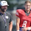 UCA Bears coach Nathan Brown and quarterback Austin Myers