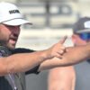 UCA Bears coach Nathan Brown during preseason scrimmage