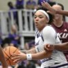 UCA Sugar Bears Cheyanne Kemp drives the lane against Eastern Kentucky