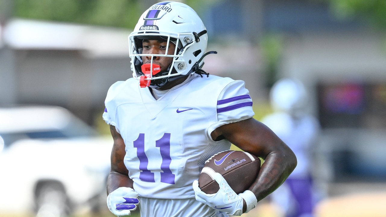 UCA Bears wide receiver Tyrell Pollard during practice
