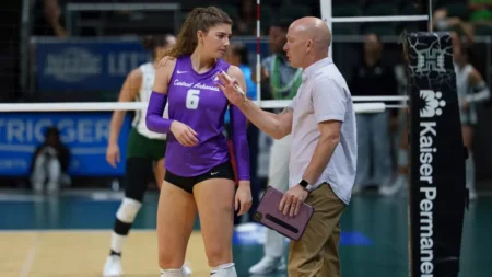 UCA volleyball against Hawaii.