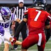 UCA kicker Caleb Jones against Southeast Missouri.