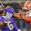 Central Arkansas Bears tight end Kealen Juniel can't haul in a catch against UT-Rio Grande Valley in game at Estes Stadium